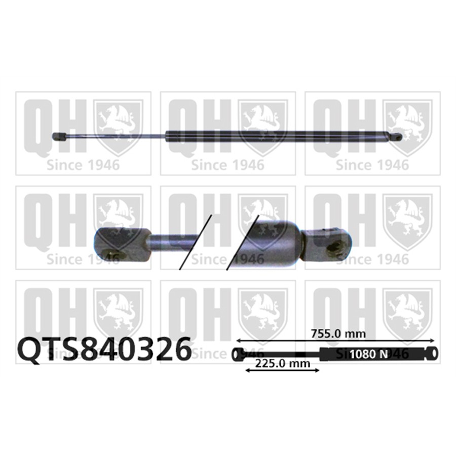 Vérin De Coffre Quinton Hazell Qts840326