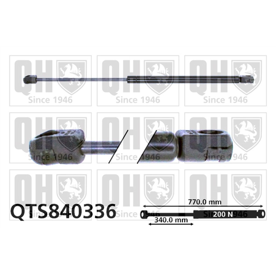 Vérin De Capot Quinton Hazell Qts840336