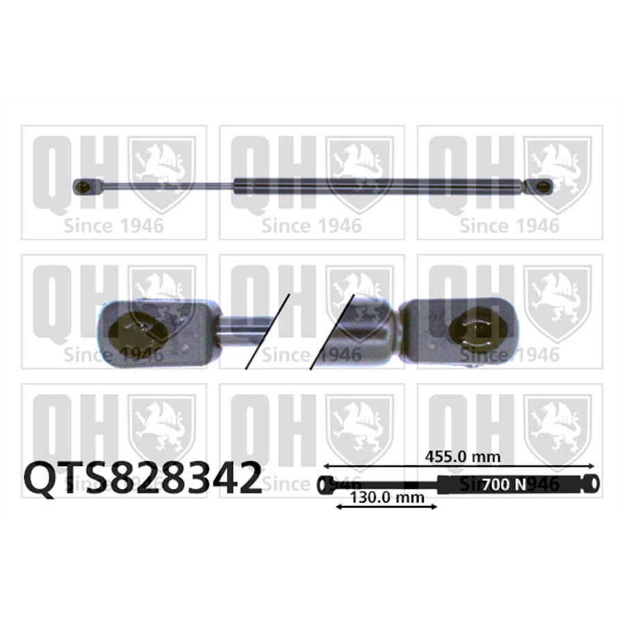 Vérin De Coffre Quinton Hazell Qts828342