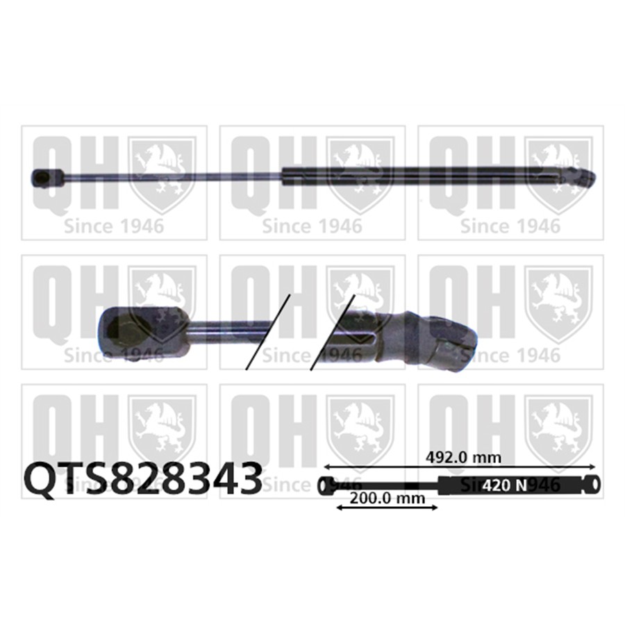 Vérin De Coffre Quinton Hazell Qts828343