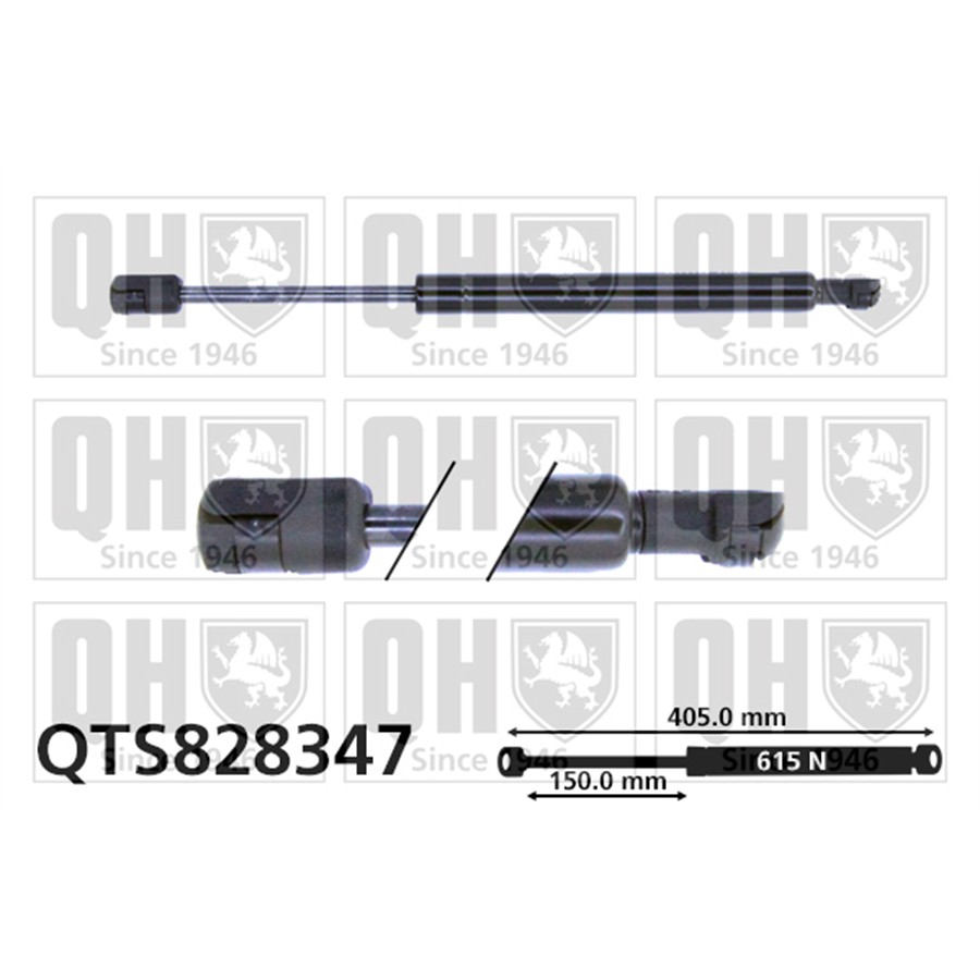 Vérin de coffre QUINTON HAZELL QTS828347 - Norauto