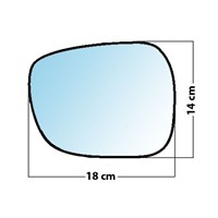 Miroir de rechange grand angle côté conducteur MAD 1087 - Norauto