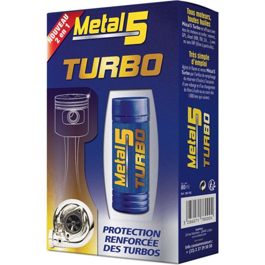 Traitement Protection Renforcée Pour Turbo Metal 5 80 Ml