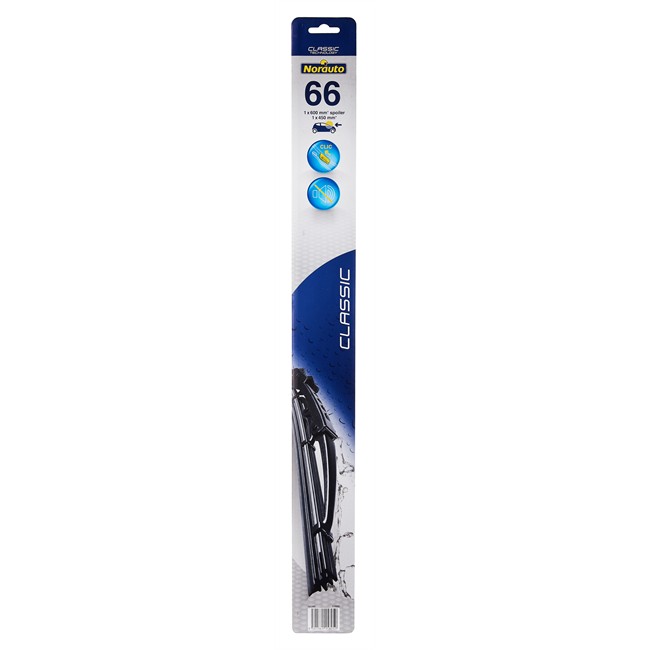 2 Balais D'essuie-glace Classic Norauto 66 600/450 Mm Avec Spoiler