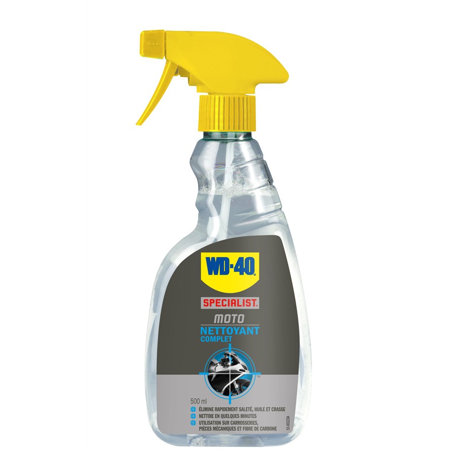 Nettoyant Complet Moto Wd-40 500 Ml