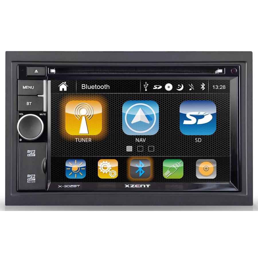 Autoradio X-zent X-302cc + Caméra + Amplificateur Pour Fiat