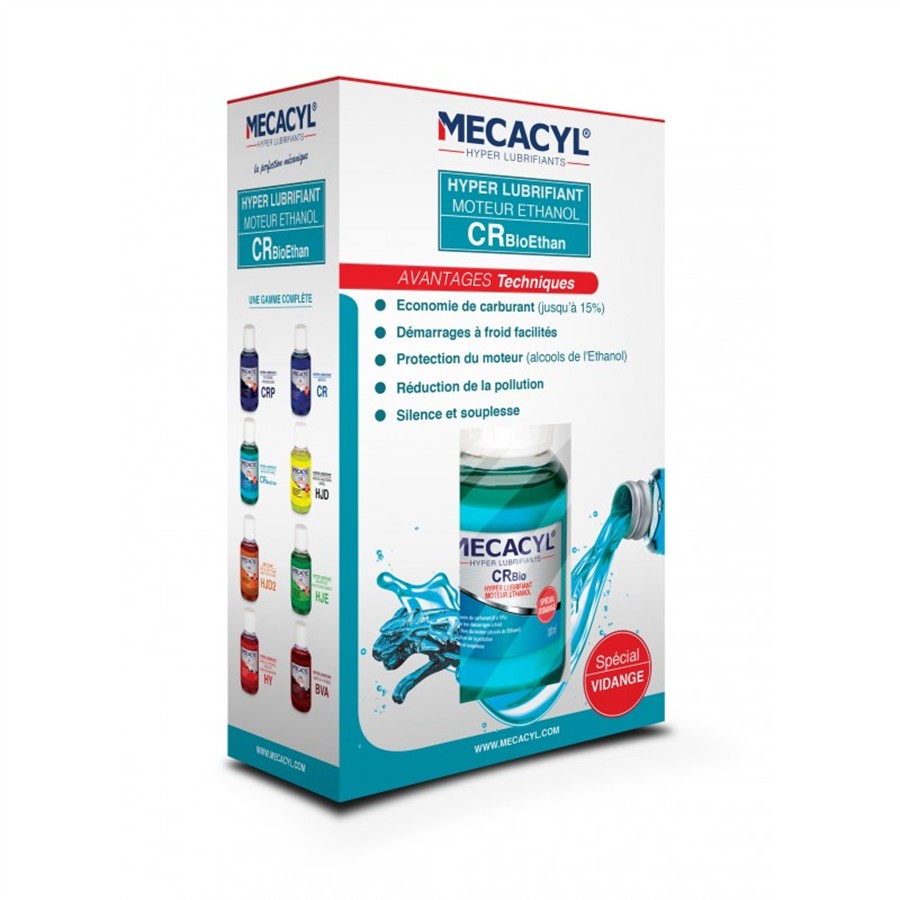 Hyper Lubrifiant Vidange Spécial Ethanol Mecacyl Cr Bio 100 Ml