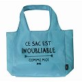 Sac de course pliable Inoubliable ZIGOH bleu