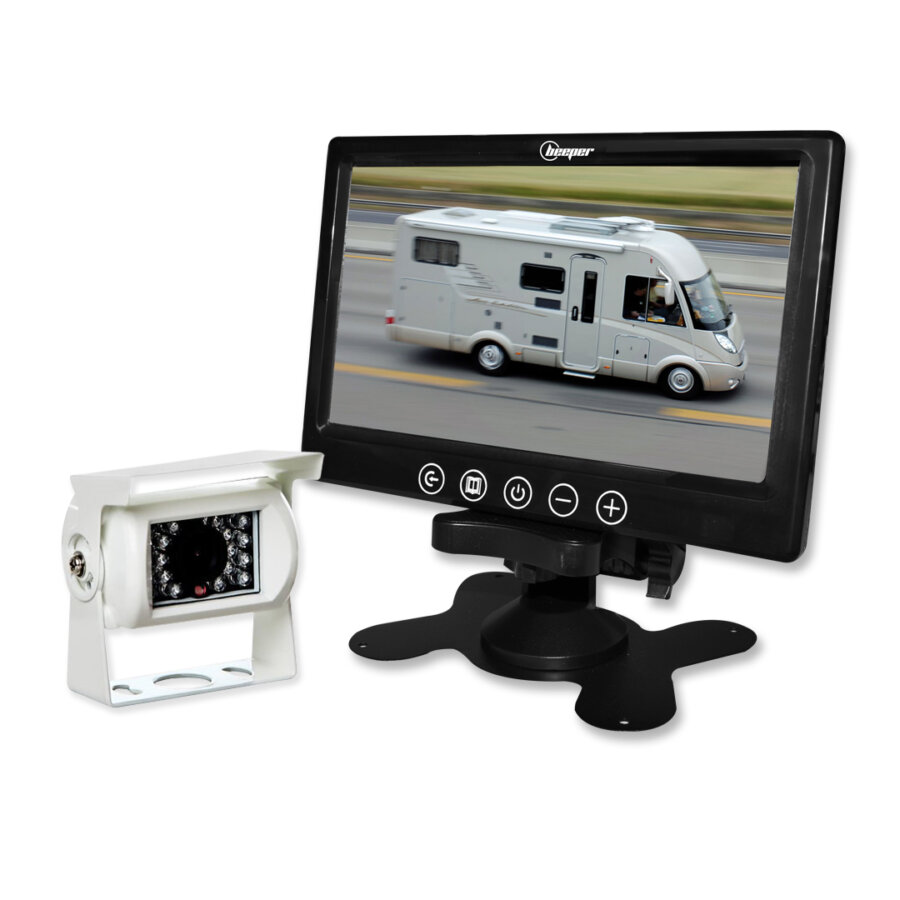 Kit Vidéo De Recul Avec Caméra Blanche & Écran Lcd 7 Beeper - Rwec79x