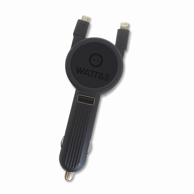 Chargeur 3 En 1 Usb Micro Usb Lightning Watt&co