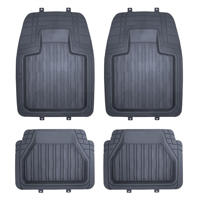 Jeu Complet De Tapis Universels Noirs En Pvc Norauto