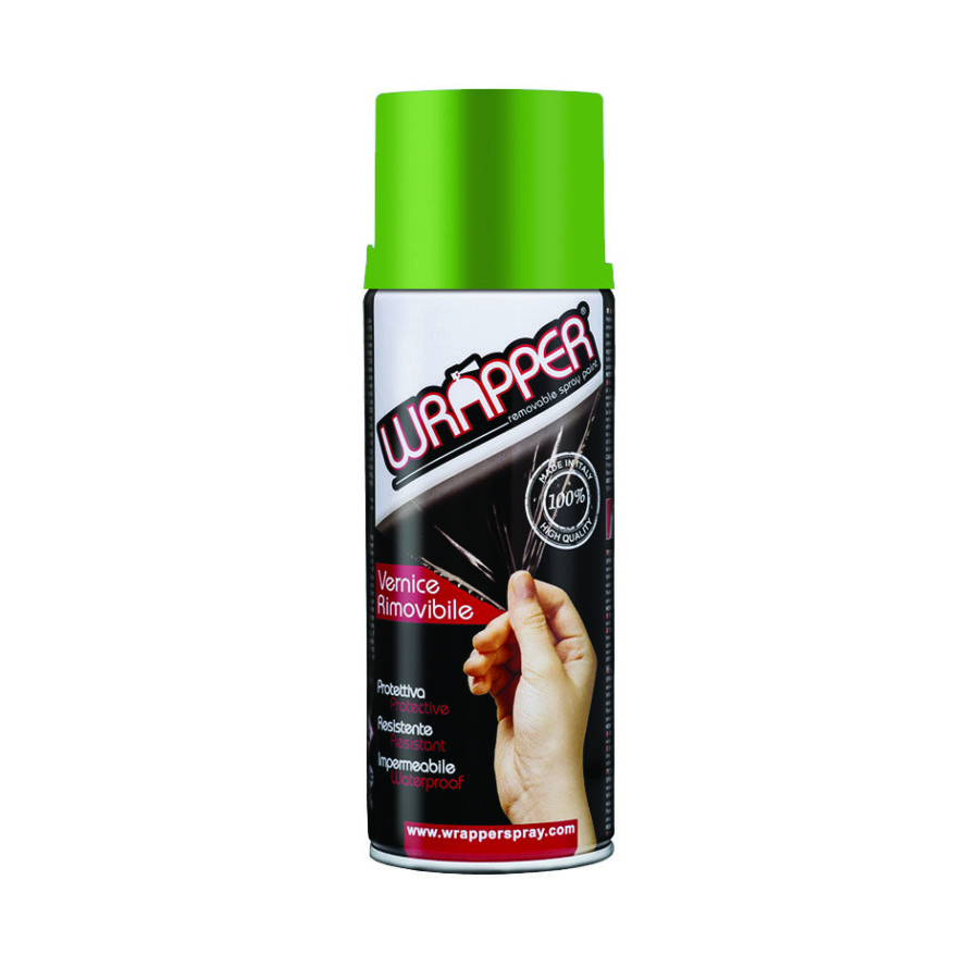 Bombe De Peinture Pelable Vert Kawasaki Pour Jantes Wrapper 400 Ml