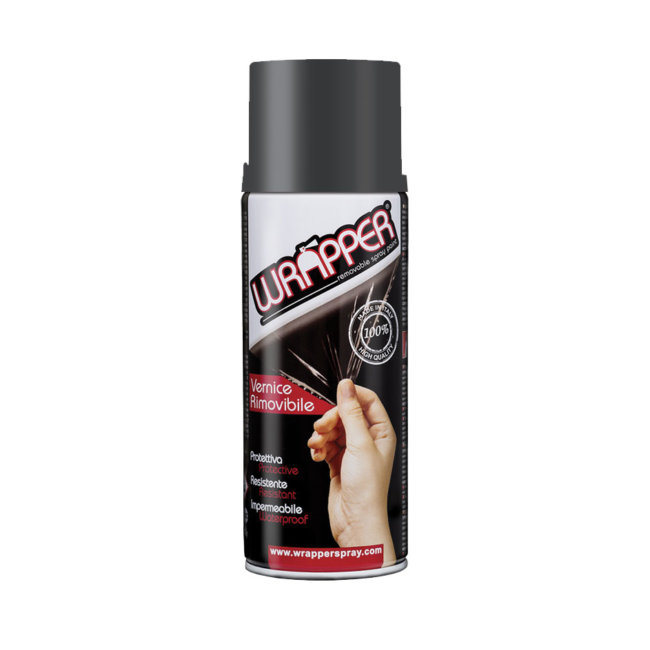 Bombe De Peinture Pelable Vert Gris Foncé Pour Jantes Wrapper 400 Ml