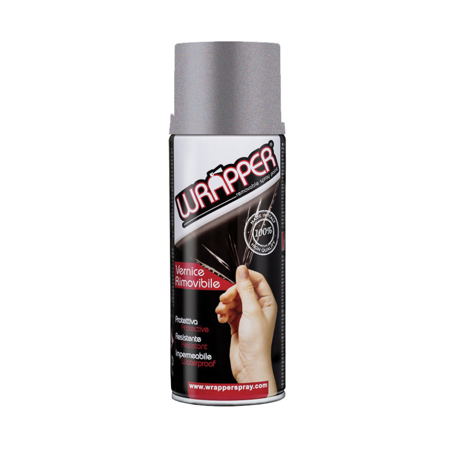 Bombe De Peinture Pelable Aluminium Pour Jantes Wrapper 400 Ml