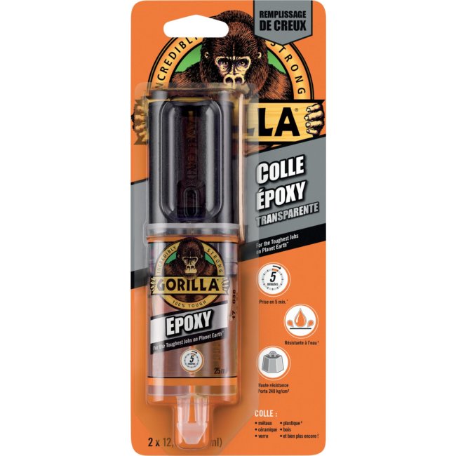 Colle Epoxy Gorilla Seringue 25 Ml Norauto Fr