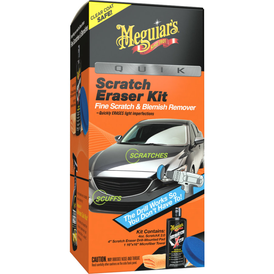 Kit Efface Rayure Rapide Meguiars 3 En 1