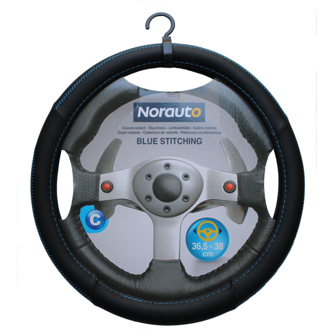 Couvre Volant Norauto Coutures Bleues