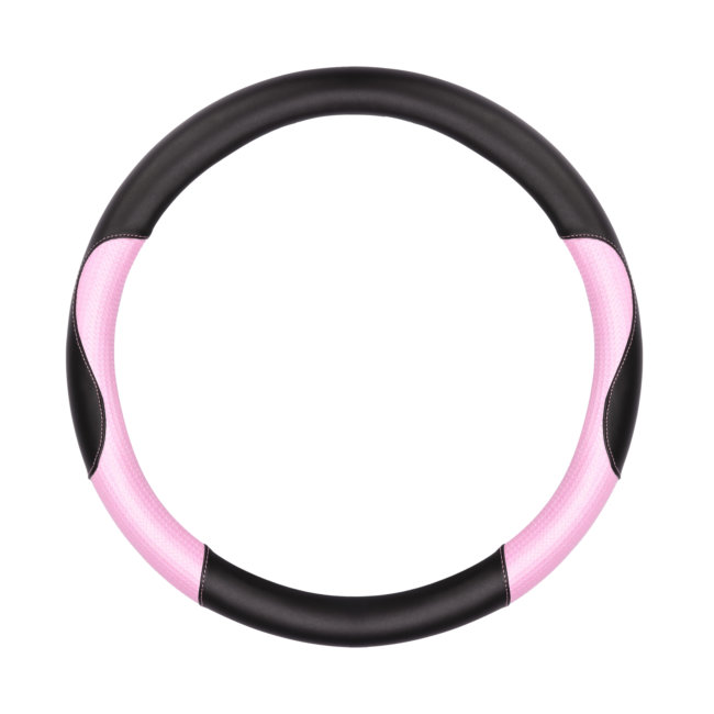 Couvre Volant Norauto Carbone Rose