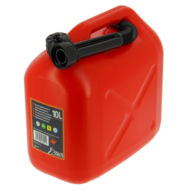 Jerrican Carburant En Plastique Rouge 10 L Xltech Norauto Fr