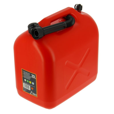 Jerrican carburant en polyéthylène rouge EDA 5 L + bec verseur - Norauto