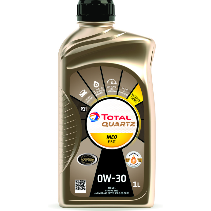 Huile moteur TOTAL QUARTZ Ineo First 0W30 Essence 1 L Norauto.fr
