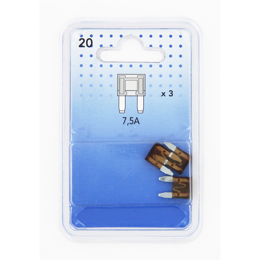 NONAME 3 Mini-fusibles 7,5 A