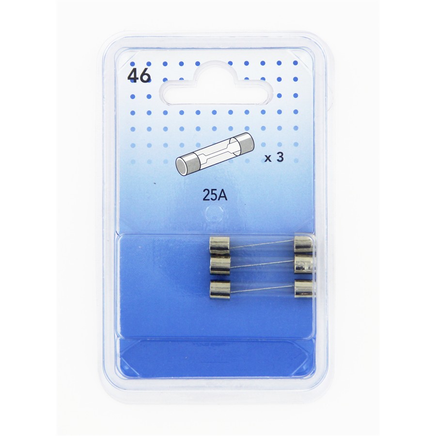 NONAME 3 Fusibles En Verre 25 A