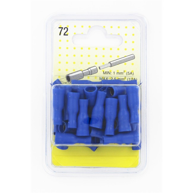 40 Cosses Cylindriques Bleues 5 Mm Femelle