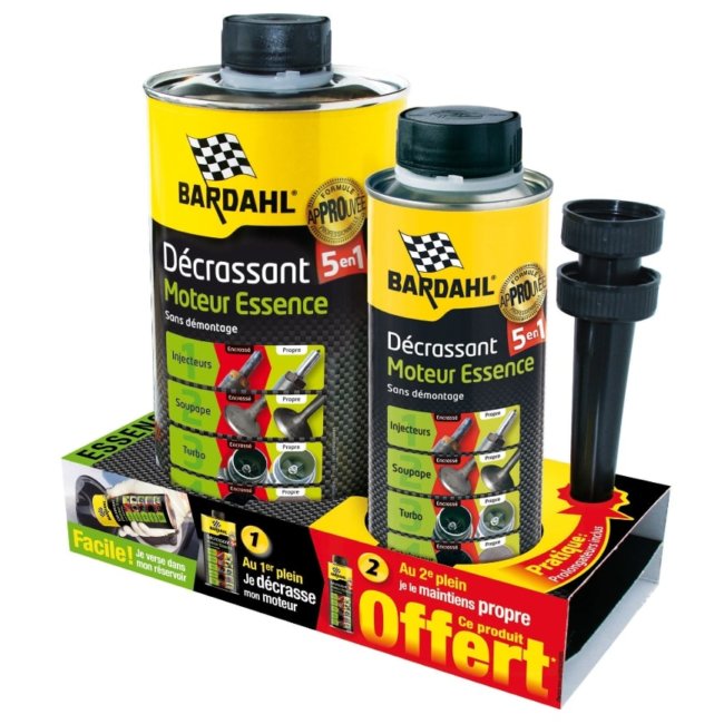 Décrassant 5 En 1 Moteur Essence Bardhal 1 L + 300 Ml Offerts