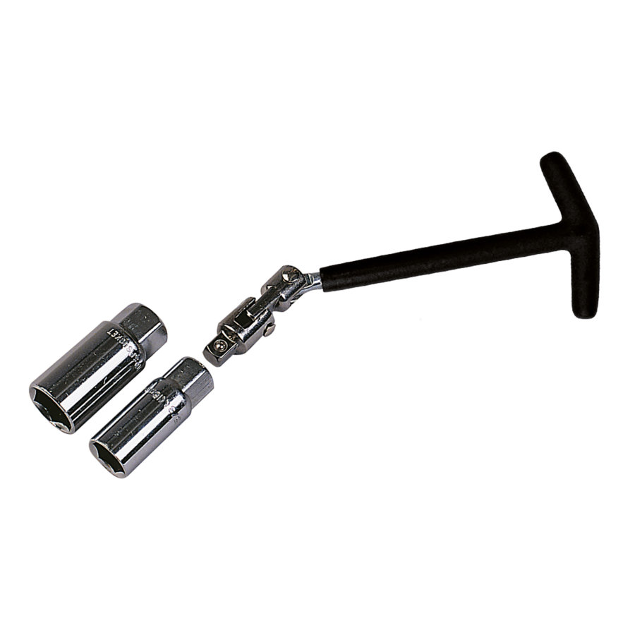 Clé À Bougie À Cardan 3/8 + 2 Douilles Autobest