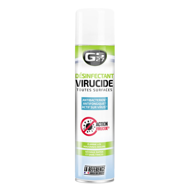 Spray Désinfectant Virucide Toutes Surfaces Gs27 400 Ml