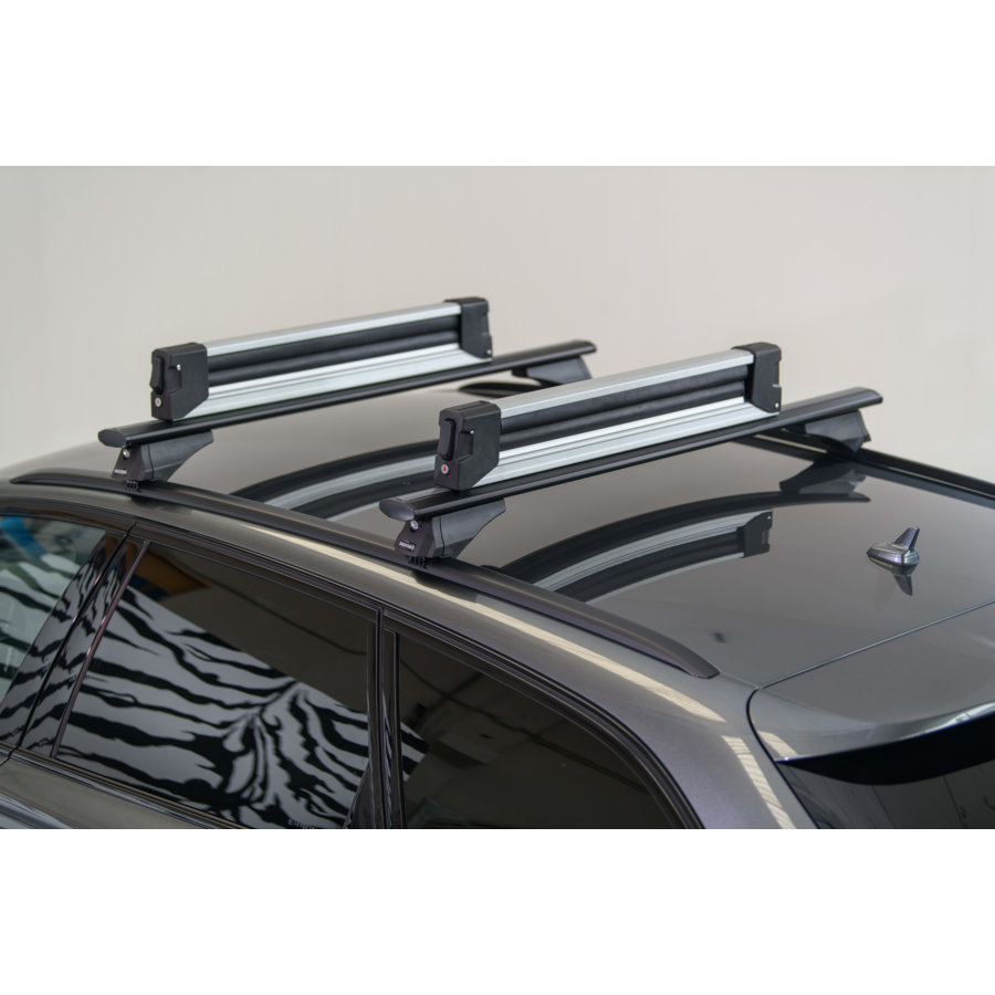 Porte-skis VEVOR Universel Pour Barres De Toit - 80,5 Cm Avec Serrure