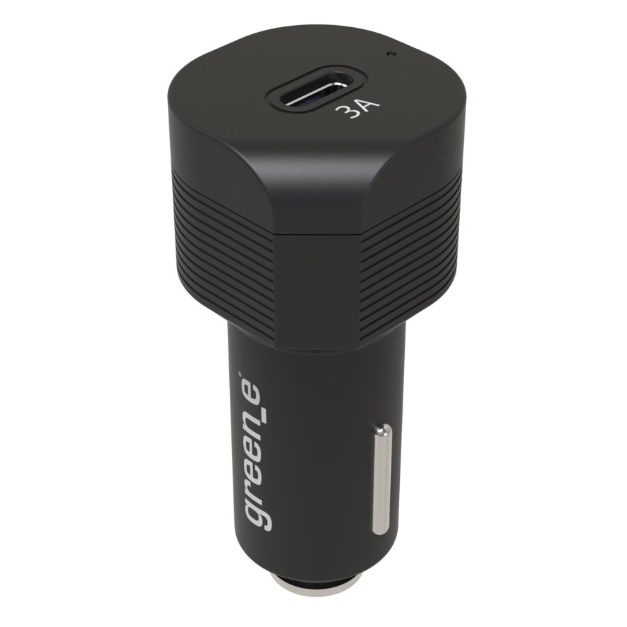Chargeur Voiture 18 W 1 Usb-c Noir Green E