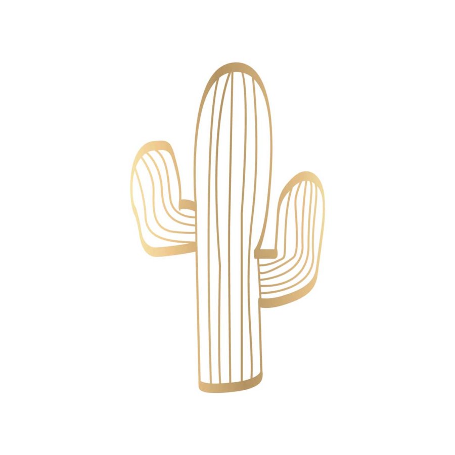 1 Sticker Autocollant Cadox Cactus Tropical