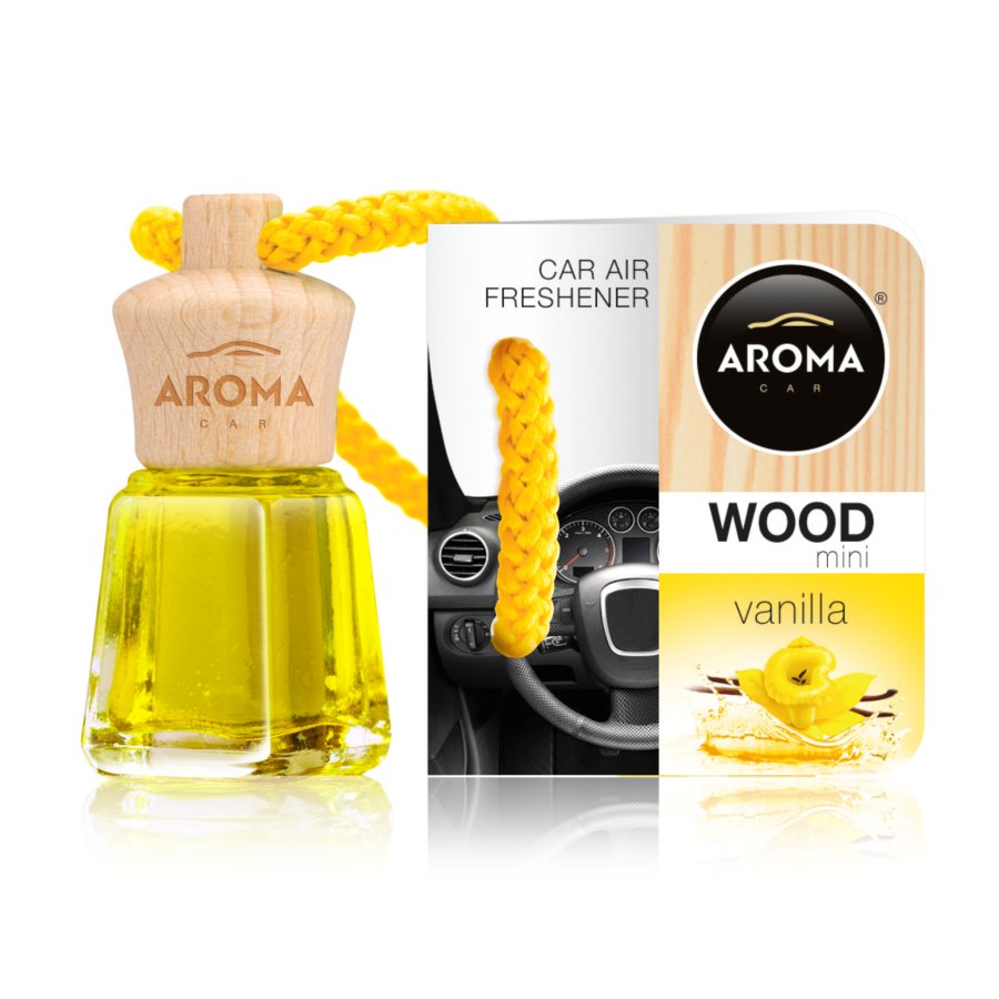 Désodorisant voiture AROMA Wood bottle senteur Vanille 4ml - Norauto