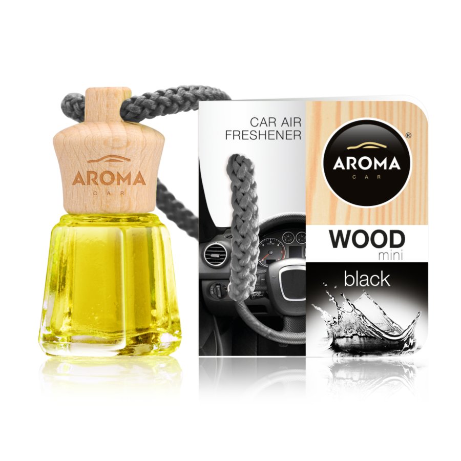 Désodorisant voiture AROMA Wood bottle senteur Black 4ml - Norauto