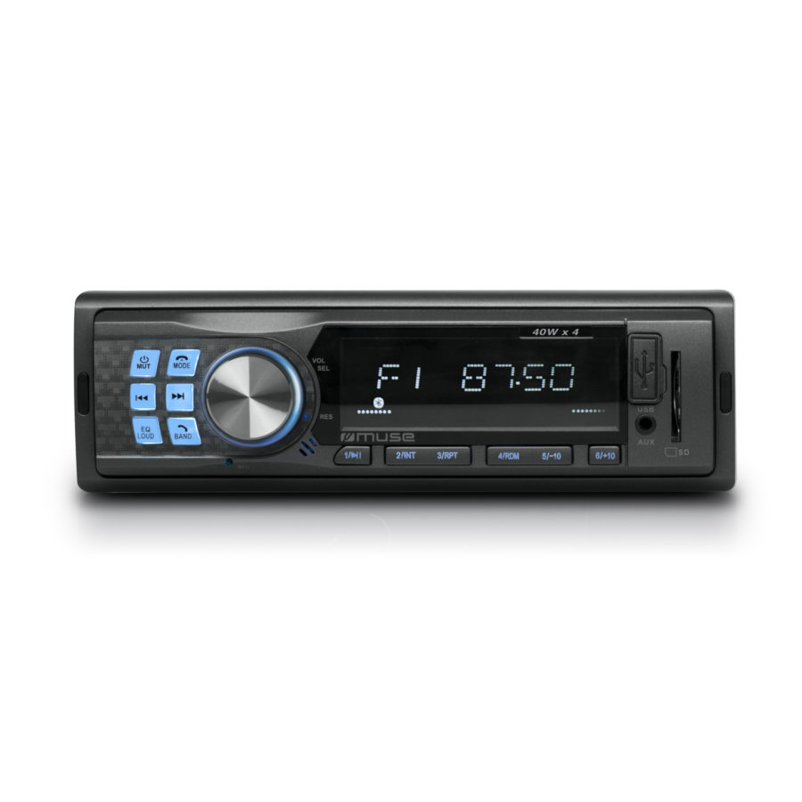 Muse M195BT Autoradio Bluetooth Noir