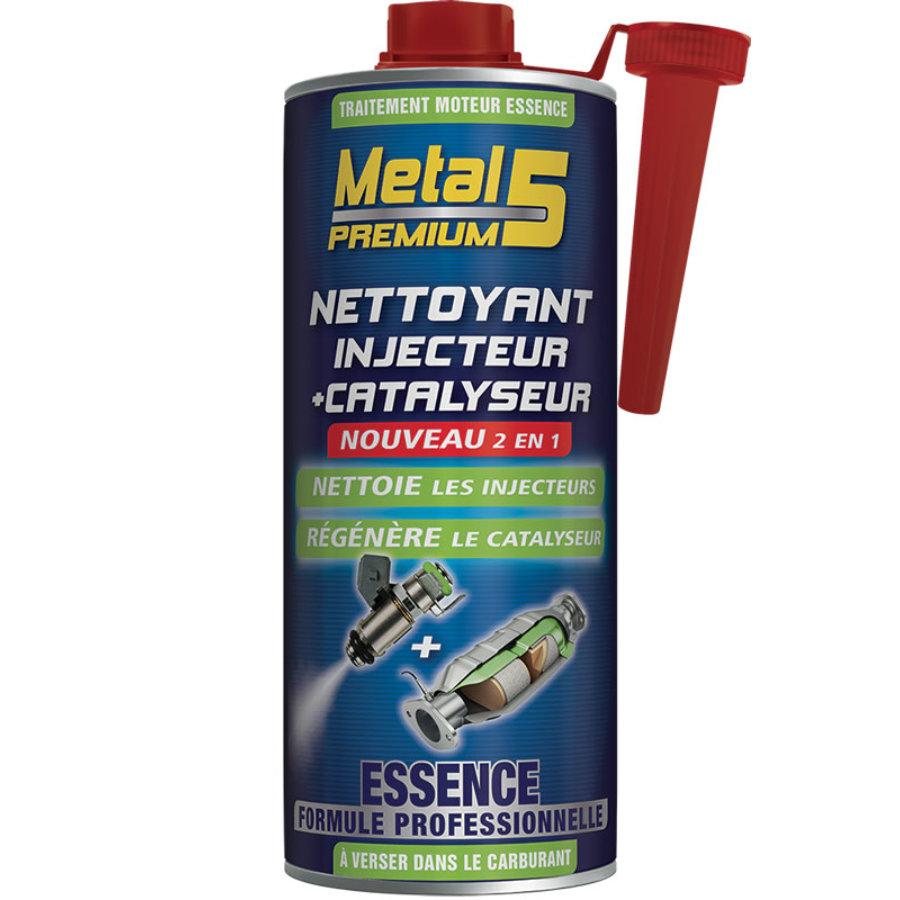 Nettoyant Injecteur Et Catalyseur Essence Metal5 1 L