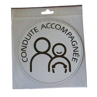 Lot De 2 Disques Magnétiques 'Jeune Conducteur' - 15 Cm, Aimant Fort | Pour Conduite Accompagnée, Visible Et Pratique