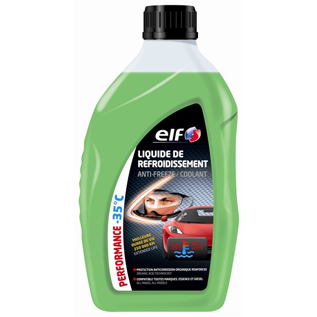 Liquide de refroidissement 35° ELF 1 litre Norauto.fr
