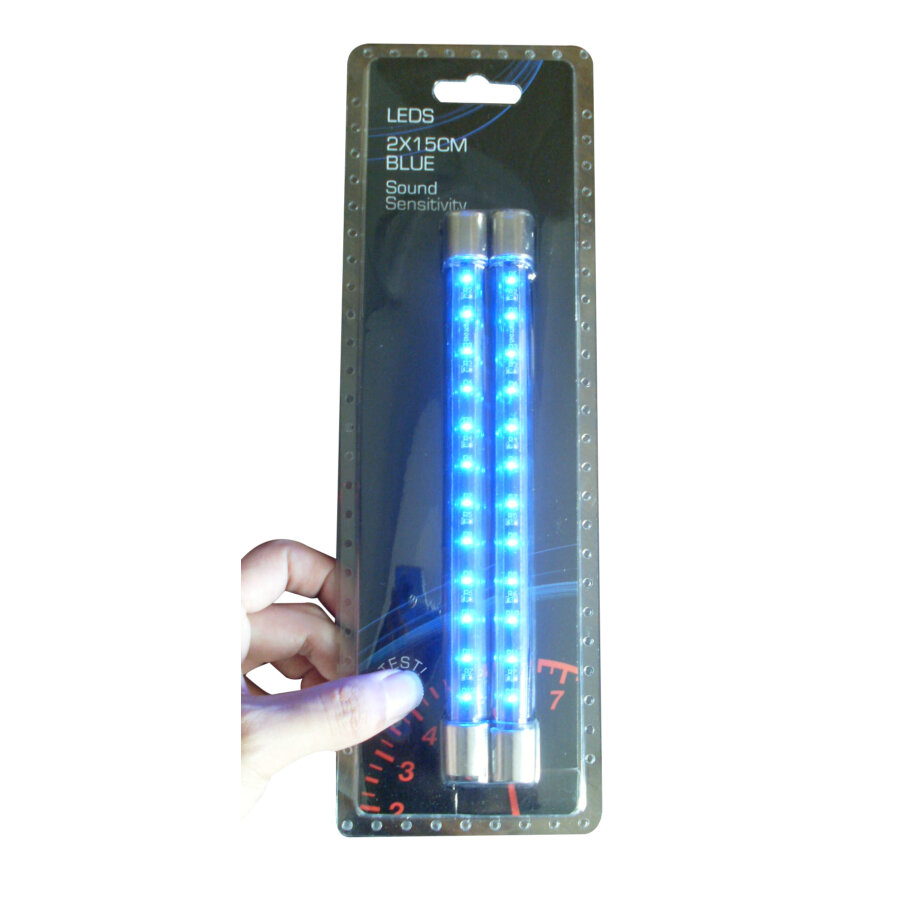 Kit 2 Néons Leds Bleues