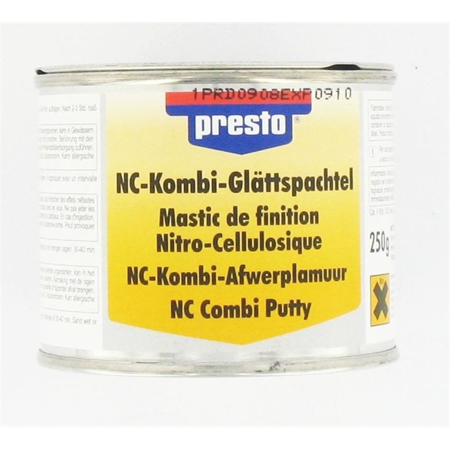 Mastic De Finition Nitro-cellulosique Presto 250 G