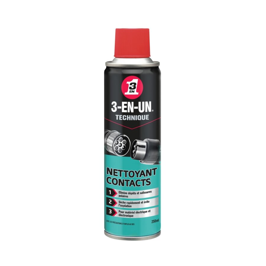 Nettoyant Contacts 3-en-un 250 Ml