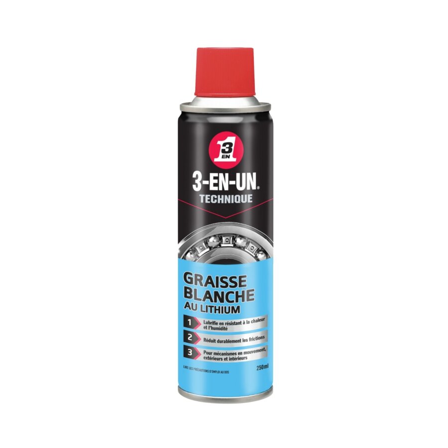 Lubrifiant Au Lithium 3-en-un 250 Ml