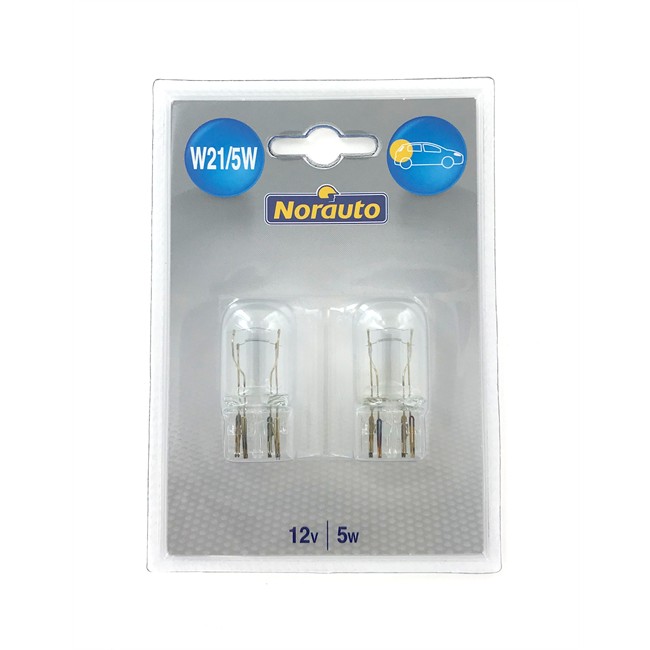 2 Ampoules NORAUTO W21/5W 21W/5W 12 V : Norauto.fr