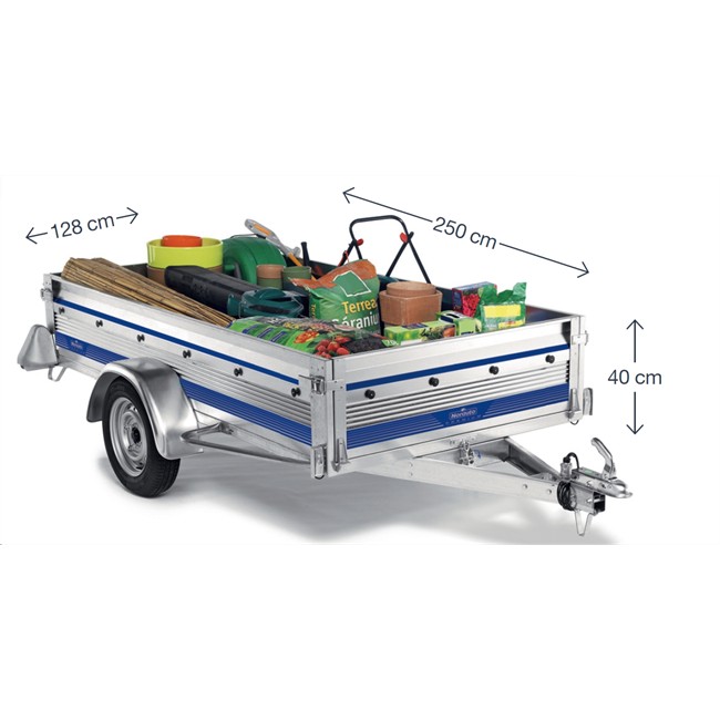 Remorque 500 Kg NORAUTO Premium 256 : Norauto fr