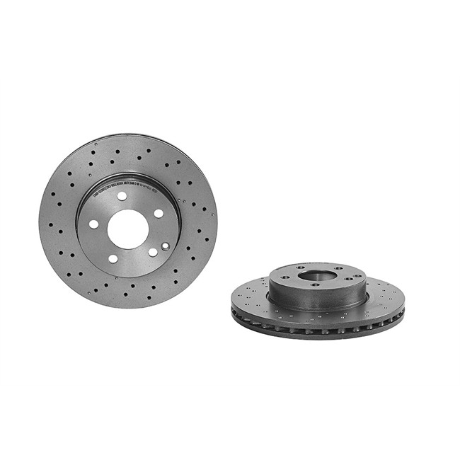 2 Disques De Frein Brembo Xtra Vernis Uv 09.8998.11