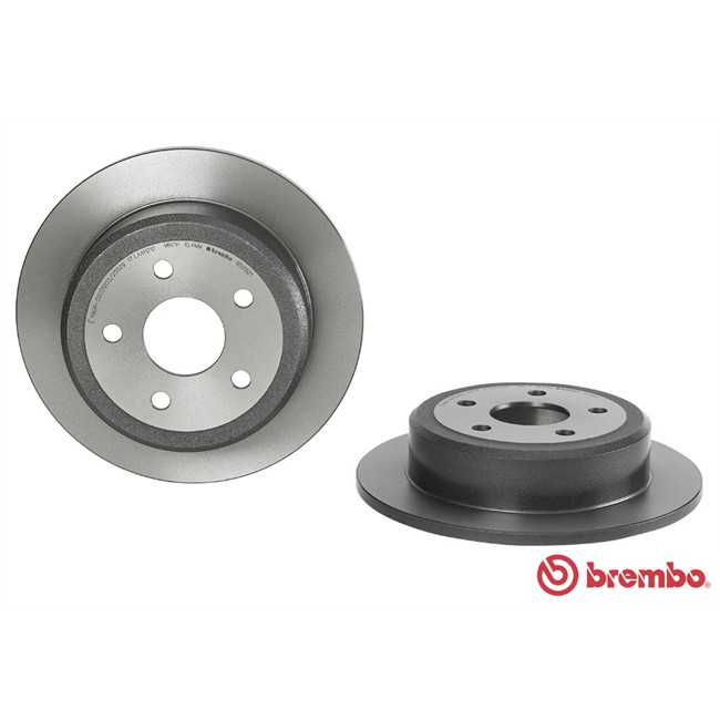 2 Disques De Frein Brembo 08.7237.10