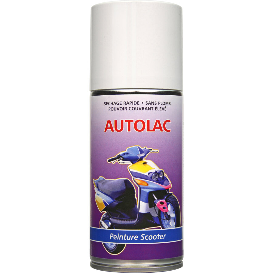 Bombe De Peinture Blanc Brillant Auto-k 150 Ml