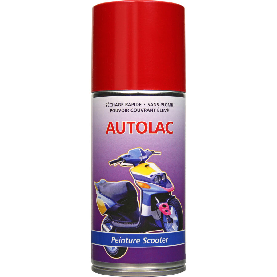Bombe De Peinture Rouge Brillant Auto-k 150 Ml